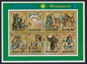 Aitutaki Sc #159b: Christmas, 1977 MNH