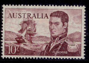 AUSTRALIA QEII SG358, 10s brown-purple, M MINT. Cat £23.