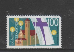 GERMANY #1607  1990 RUMMELSBERG DIACONAL INSTITUTION CENT.  MINT  VF NH  O.G  a