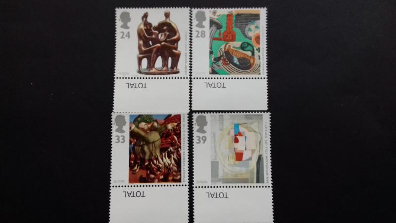 Great Britain 1993 EUROPA Stamps - Contemporary Art Mint