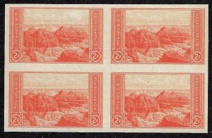 US.  Sc 757.  Mint block of 4.  (g757b4)