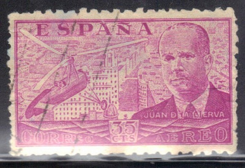 SPAIN SC# C102 **USED** 1939 AIRMAIL  35c  SEE SCAN