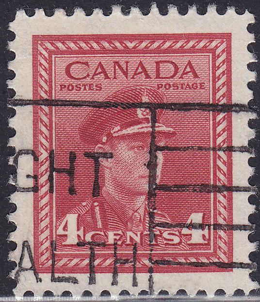 Canada 254 King George VI WWII War 1943