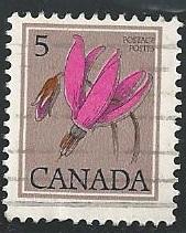 Canada #710 5c Flower - Shooting Star