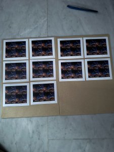 US USA Cosmic Cliffs 10 x Sheet of 4 MNH VF Express Stamps,Scott#5828 Free Fedex