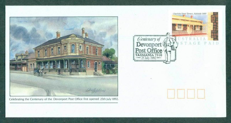 Australia 1992 Devonport Post Office Pictorial Postmark FDI PSE lot52270