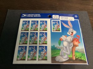 Scott# 3137 Bugs Bunny Sheet of 10 Stamps 32c MNH 1997-NIP-US