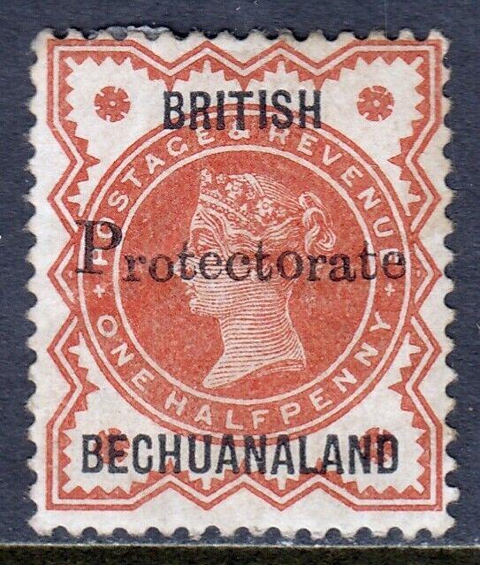 BECHUANALAND PROT. — SCOTT 52 (SG 40) — 1888 OVPT. — MH — SCV $9.00