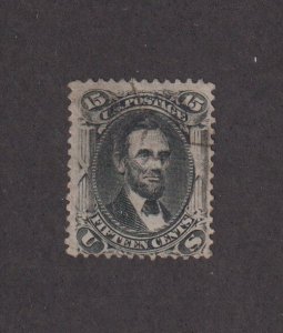 US Sc #77 Used 15c Abraham Lincoln, Cat. $175 (S30701)