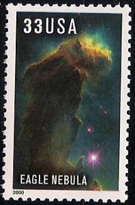 #3384, Single.  \Eagle Nebula\  MNH  33 cent