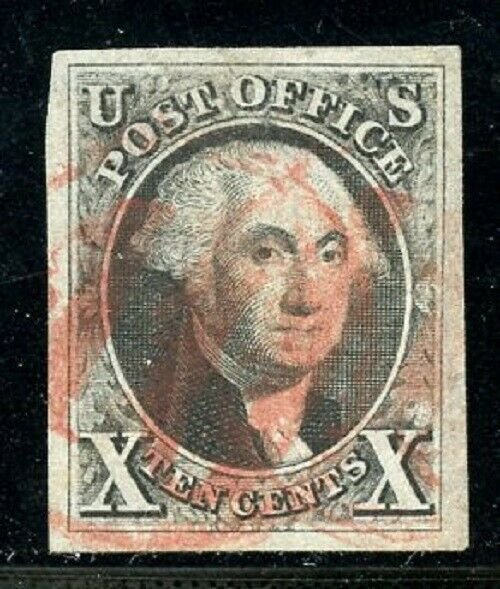 U.S. Scott 2 Used XF-S with PF Cert.