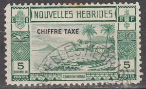 New Hebrides (Fr) #J6 F-VF Used CV $65.00 (A12827)