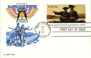 #UX91 Lewis and Clark Post Card – House of Farnam Cachet