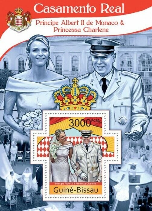 Guinea 2011 MNH - Royal Wedding Prince Albert II of Monaco