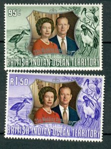 British Indian Ocean Territory #48 - 49 set of MNH singles