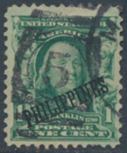 Philippines Sc# 226  Used  see details  / cancel  face & reverse scans   