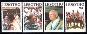 Lesotho - 1990 Traditional Blankets Set & MS MNH** SG 971-975