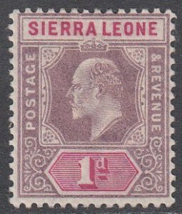 Sierra Leone 65 MVLH CV $2.25