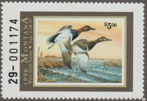 Scott# 44 1996 Montana Waterfowl Stamp VF/XF MNH