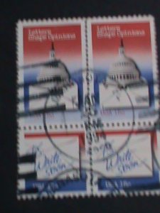 ​UNTIED STATES-  -PROMOTION USED BLOCK-VERY FINE WE SHIP TO WORLD WIDE