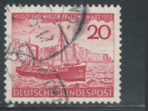 Germany 1952 Return of Heligoland Scott # 690 Used