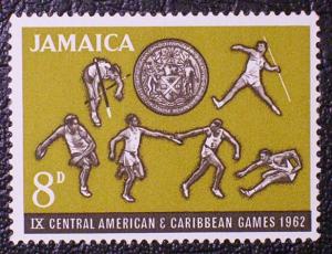 Jamaica Scott #199 unused