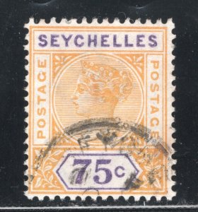 Seychelles, Scott #17   VF, Used,  CV $87.50  ..... 5630014