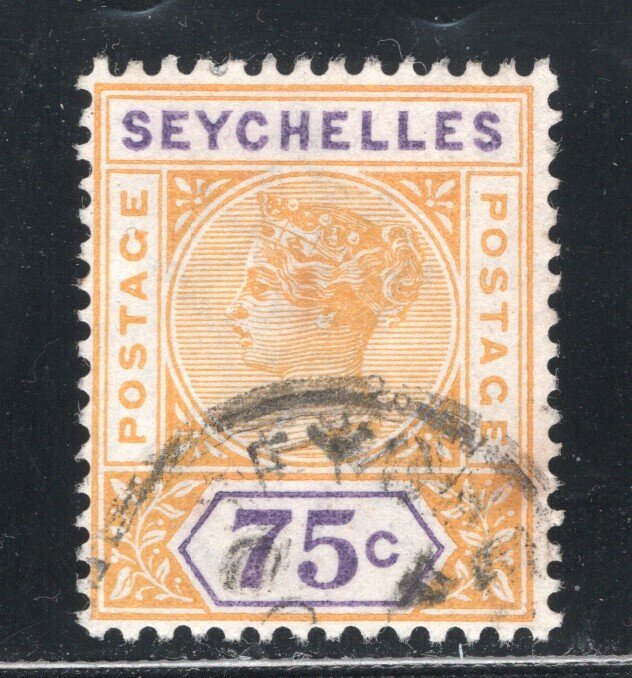 Seychelles, Scott #17   VF, Used,  CV $87.50  ..... 5630014