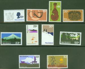 New Zealand Scott 449-458 MNH** Higher Values from 1970 set