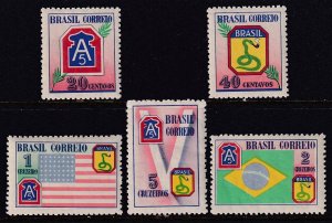 Brazil 635-639 MNH VF