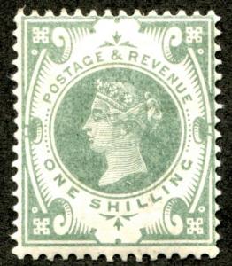 Great Britain 121 Mint LH 1 SH. green Victoria Jubilee