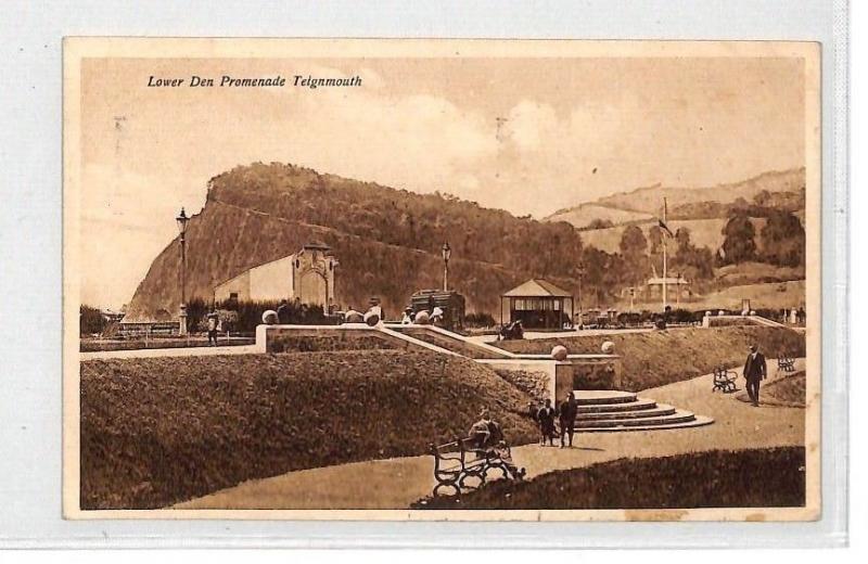 CB217 1945 GB POSTMARK ERROR Devon *Torquay* INVERTED DATESTAMP Machine Cover