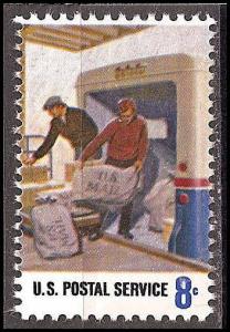 # 1496 MINT NEVER HINGED LOADING MAIL ON TRUCK