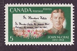 Canada #487 John McCrae MNH single