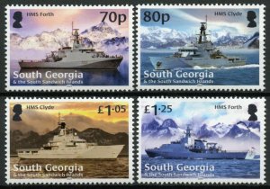 South Georgia & S Sandwich Islands Navy Ships Stamps 2020 MNH HMS Forth 4v Set