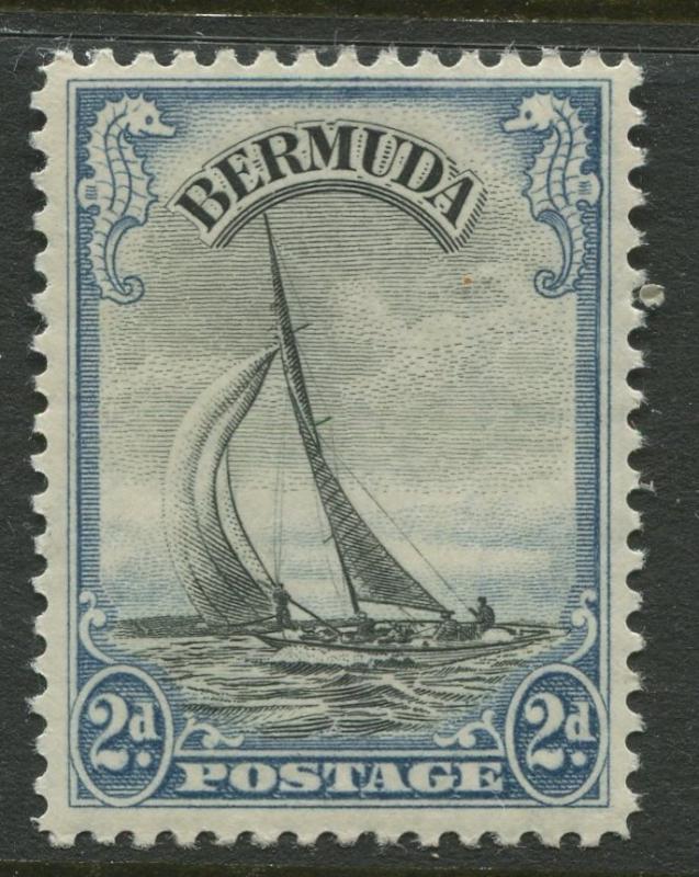 Bermuda - Scott 108 - Pictorial Definitives -1936 - MLH - Single 2p Stamp