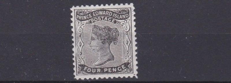 PRINCE EDWARD IS 1862 - 69 SG 16  4D BLACK   MH