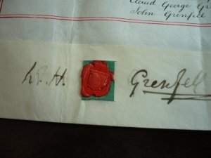 Revenue Stamps - Great Britain - Indenture Document - 1899