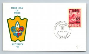 1979 Philippines FDC - Scoutpex - Unaddressed - Single - F5544