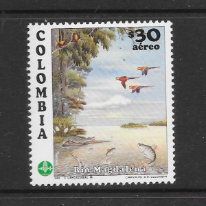 BIRDS - COLOMBIA #C730   MNH