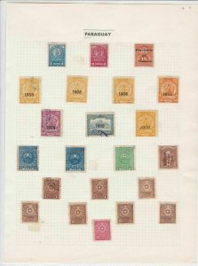 paraguay stamps page ref 16497