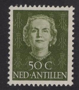 Netherlands Antilles  #225  1950  MH  Juliana 50c