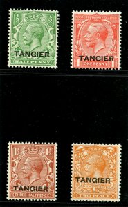 Morocco Agencies 1927 KGV set complete superb MNH. SG 231-234. Sc 501-504.