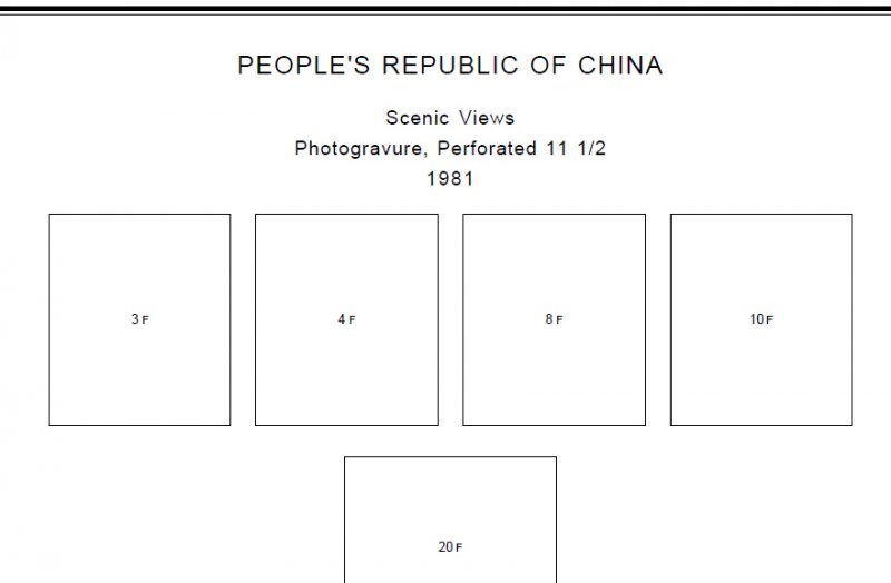 CHINA (PRC) STAMP ALBUM PAGES 1949-2011 (552 PDF digital pages)