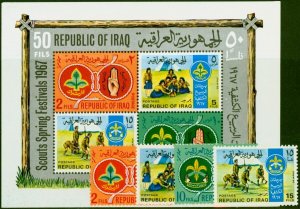 Iraq 1967 Scouts & Guides Set of 5 SG787-MS791 V.F MNH