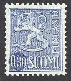 Finland Sc# 404 MNH 1963-1967 30p light ultra Arms