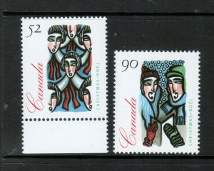 Canada #1534ii #155ii Extra Fine Never Hinged 