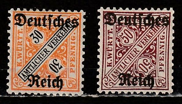 O180,O182 Wurttemberg Mint OGH Officials