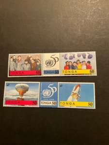 Stamps Tonga Scott #905-6 never hinged