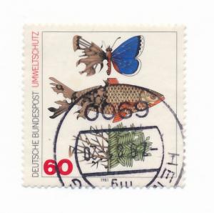 Germany 1981 Scott 1346 used - Preservation of environment